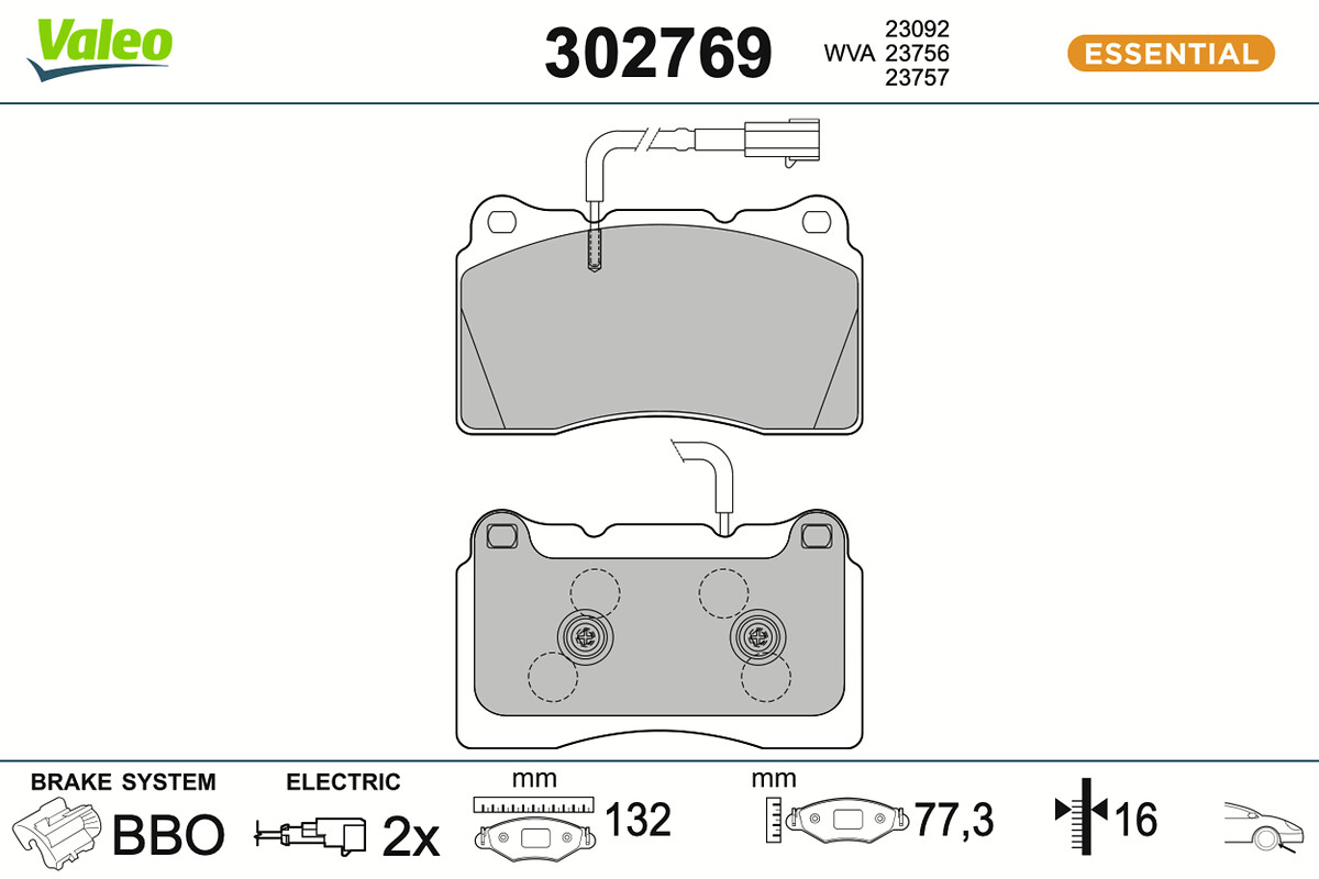 BRAKE PADS FIRST ALFA ROMEO GIULIETTA FR